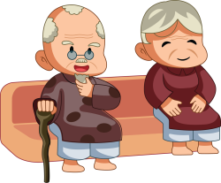 ông bà, grandparent, chibi