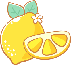 Chanh, lemon, cute, dễ thương