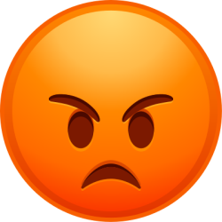 icon, face, tức giận, angry