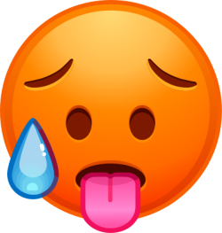icon, face, nóng, hot