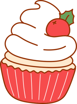 Giáng sinh, christmas, noel, cupcake, bánh, cake