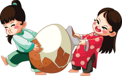 girl, cô gái, trứng, egg