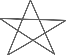 Ngôi sao, star, line, kẻ