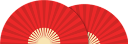 trang trí, decor, tết, quạt, hand fan