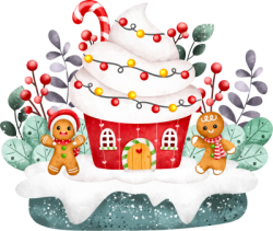 Giáng sinh, noel, trang trí, decor, cake, bánh ngọt