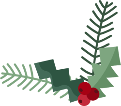 Giáng sinh, noel, trang trí, decor, quả mọng, lá, leaf