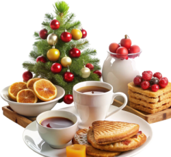 Giáng sinh, noel, food, đồ ăn