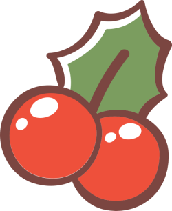 Giáng sinh, christmas, noel, lá nhựa ruồi, quả mọng