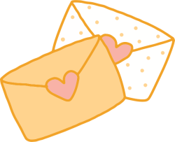 Cute, dễ thương, thư, letter, envelop, bì thư, phong bì