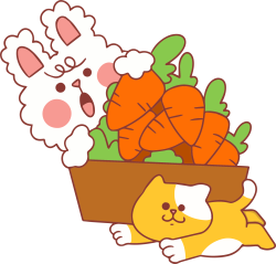 Mèo, thỏ, bunny, cat, cute, dễ thương
