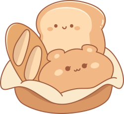 Bánh mì, bakery, bread, cute, dễ thương