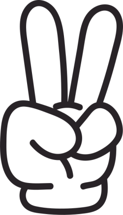 Line, bàn tay, hand, v-sign, vsign, hands, hi, chào 1