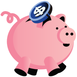 đồng xu, coin, con heo, pig