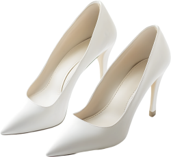 Giày cao gót, giày, giày màu trắng, white