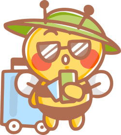 Con ong, bee, cute, dễ thương, ong vàng 2