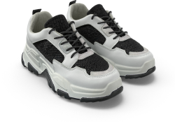 Giày thể thao, sporty, sport, giày, giày màu trắng, màu đen, black, white