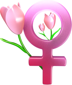 Hoa, flower, female icon, biểu tượng giới tính nữ