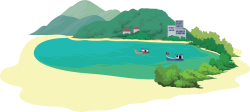 Cảnh, thiên nhiên, biển, núi rừng, Scenery, nature, sea, mountains, forests