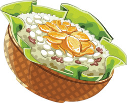 Xôi trứng kiến, sticky rice