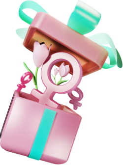 Hoa, flower, female icon, biểu tượng giới tính nữ, quà, gift
