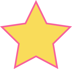 Shape, mảng, mảng màu, ngôi sao, star, cute