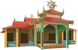 Nam Phương Linh Từ, nhà, miền tây, đình , chùa, pagoda