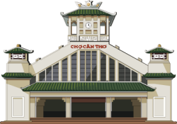 Cái chợ, market, Cần Thơ