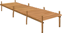 cây cầu, cầu tre, bridge, bamboo bridge