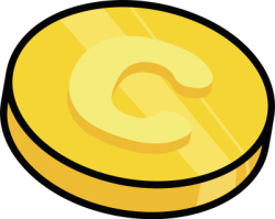 Shape, cute, dễ thương, y2k, đồng tiền, coin, xu
