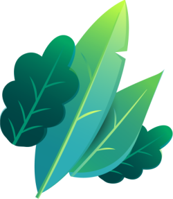 Lá, leaf, leave, lá 3d, 3D, gradient