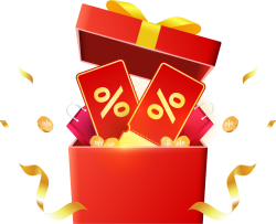 Sale, giảm giá, hộp quà, giftbox, gift, quà, %