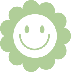 y2k, dễ thương, cute, hoa, flower, shape, smile, mặt cười
