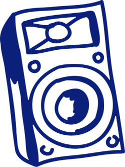 Cute, dễ thương, y2k, music, âm nhạc, loa, speaker