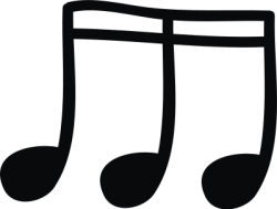 Cute, dễ thương, y2k, music, âm nhạc, nốt nhạc