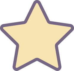 Cute, dễ thương, ngôi sao, star