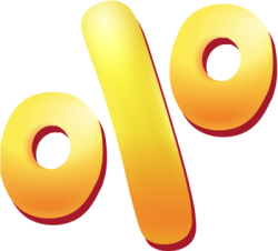 Sale, giảm giá, %, phần trăm, percent, dấu %