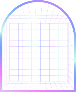 y2k, ô vuông, square, vòng cung, arc