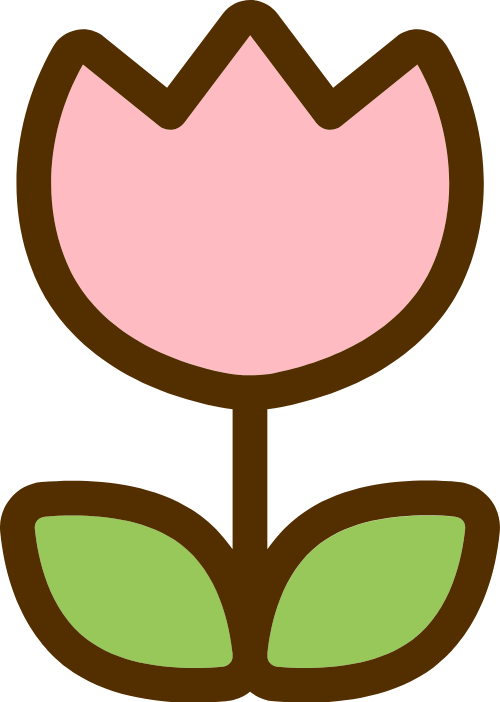 Dooble, cute, dễ thương, tulip, hoa, flower