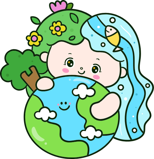 Trái đất, earth, môi trường, environment, dễ thương, cute