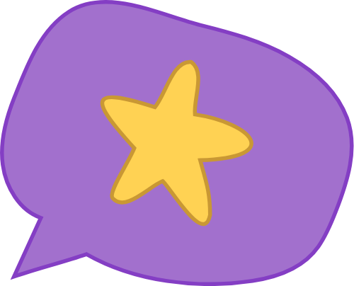 Dooble, ngôi sao, star, cute, dễ thương, khung thoại, frame