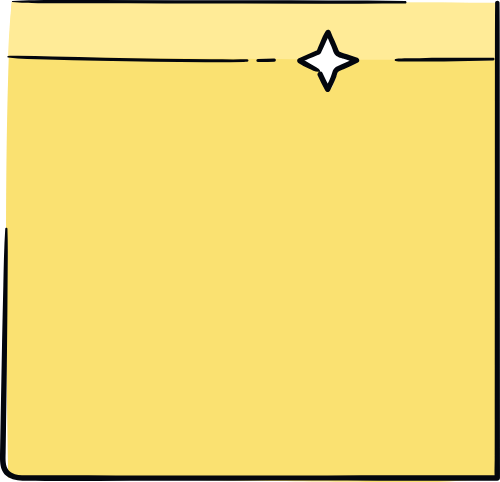 mảng màu, shape, note, ghi chú