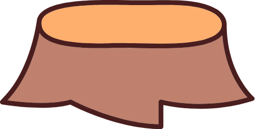 Dooble, cute, dễ thương, gốc cây, cây, tree