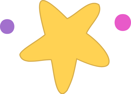 Dooble, ngôi sao, star, cute, dễ thương, chấm tròn, chấm bi