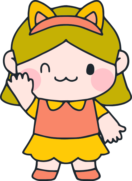 Nhân vật, hoạt hình, chibi, cute, dễ thương, nữ, con gái, girl 3
