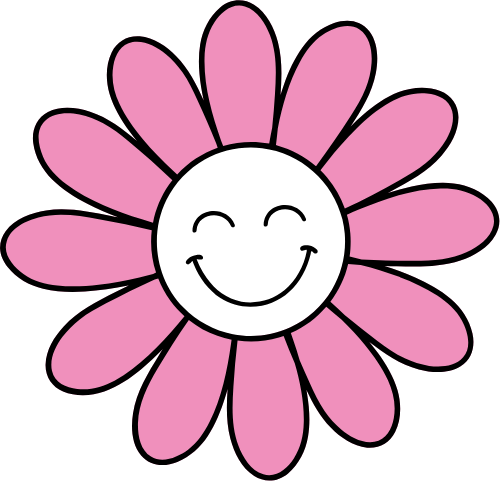 hoa, flower, mặt cười, smile