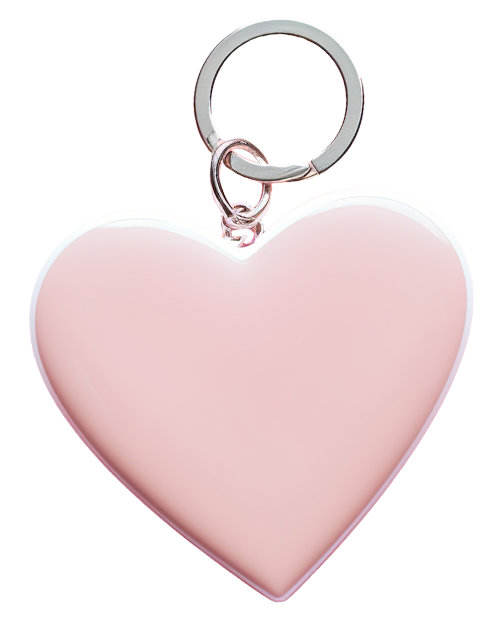 móc khóa, keychain, heart, trái tim