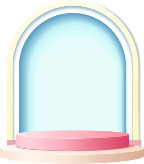 3D, podium, bụt, bệ đỡ, bệ