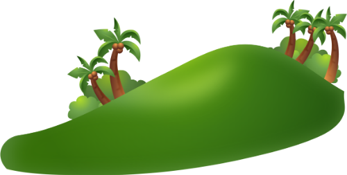 Núi, đồi, cỏ, bãi cỏ, grass, cây, cây xanh, tree, dừa, coconut