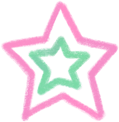 Shape, scrapbook, ngôi sao, star, brush, màu nước, cute