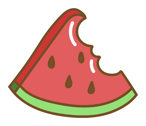 Summer, mùa hè, cute, dễ thương, trái cây, dưa hấu, watermelon